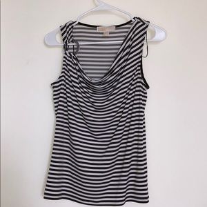 Michael Michael Kors Sleeveless Striped Shirt